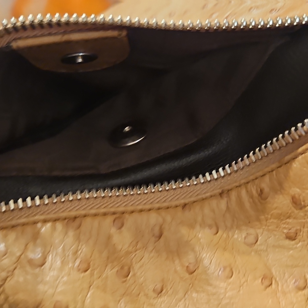 Furla Ostrich Shoulder Bag - Picture 8 of 13